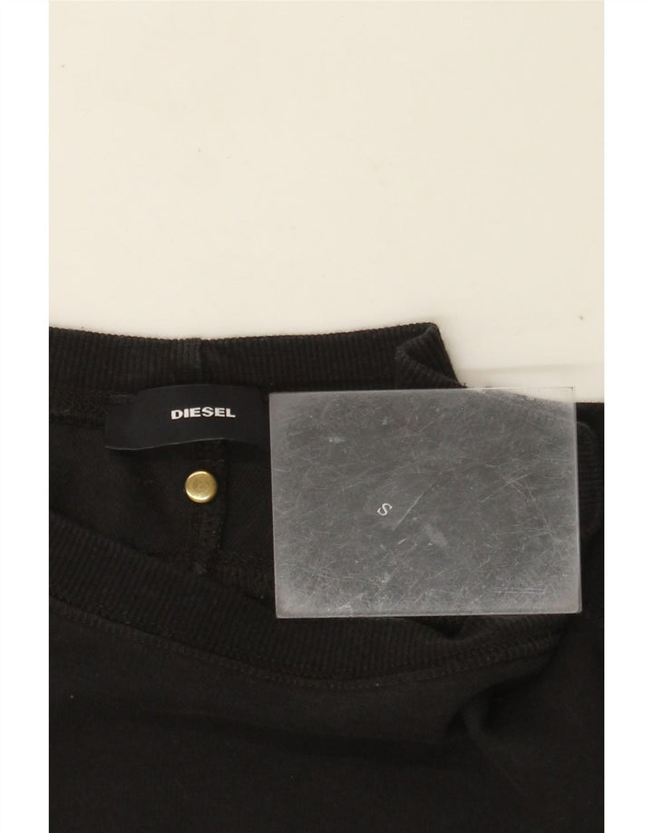 DIESEL Herren-Sweatshirt mit Grafik, Größe S, Schwarz