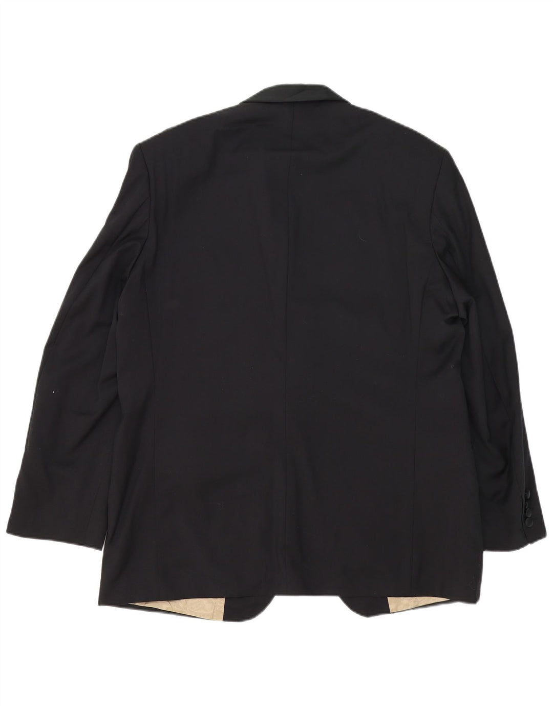 Marks & Spencer Herren-Blazer mit 1 Knopf, UK 40, mittelschwarze Wolle