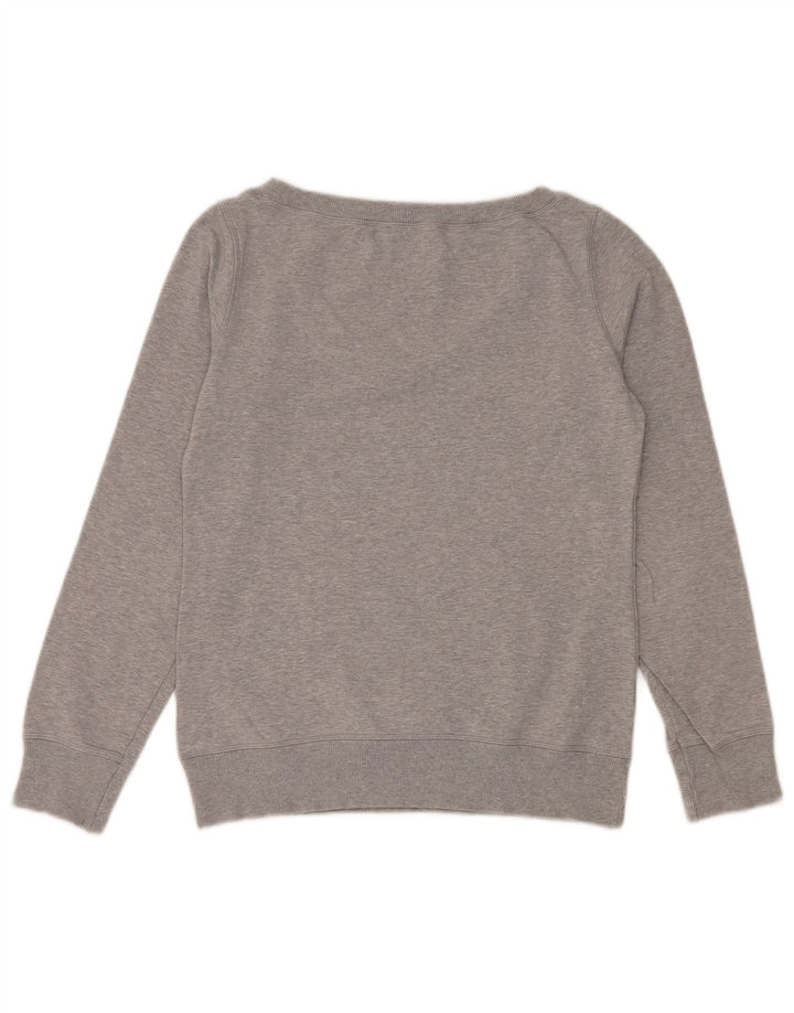 Playlife Damen Sweatshirt Pullover UK 14 Mittelgraue Baumwolle