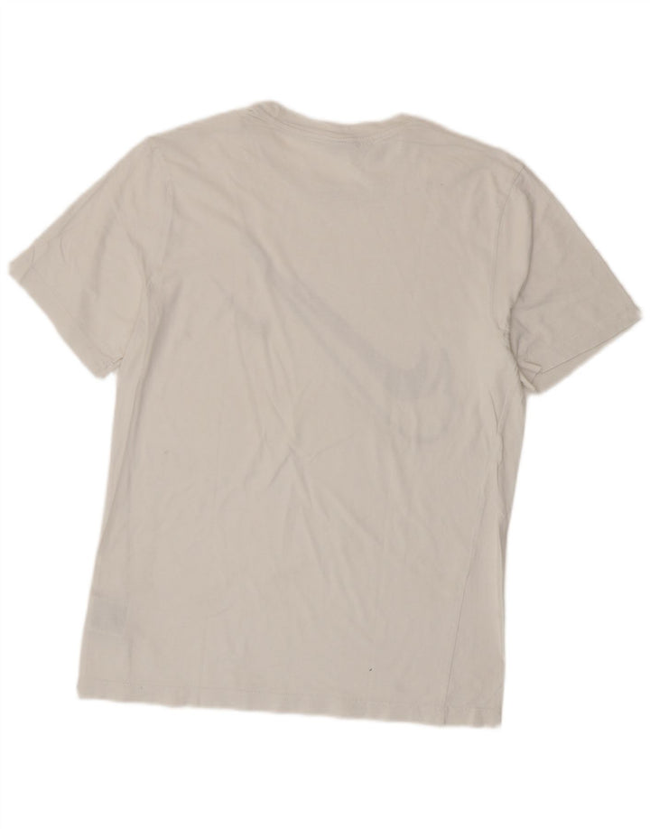 NIKE Herren-T-Shirt mit Grafik, mittelweiße Baumwolle
