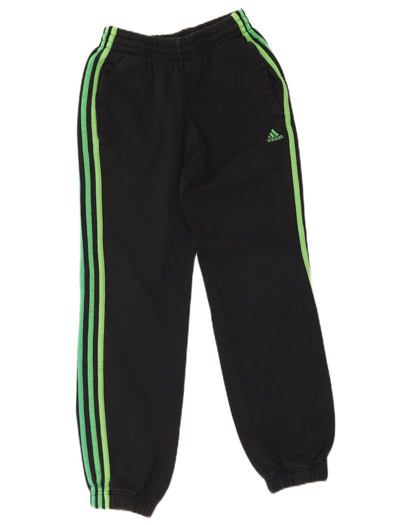 Adidas Jungen-Trainingshose, Jogginghose, 12–13 Jahre, schwarze Baumwolle