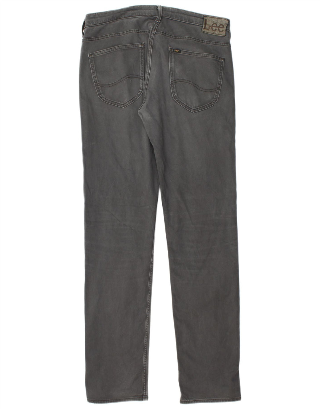 LEE Herren Powell Straight Freizeithose W34 L36 Graue Baumwolle