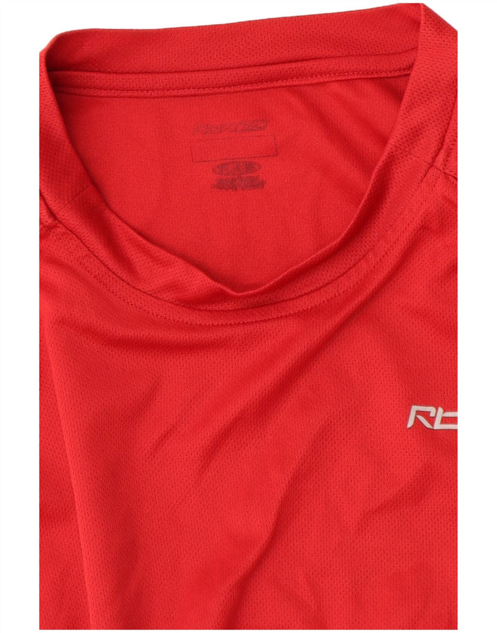 REEBOK Herren T-Shirt Top Small Rot Polyester