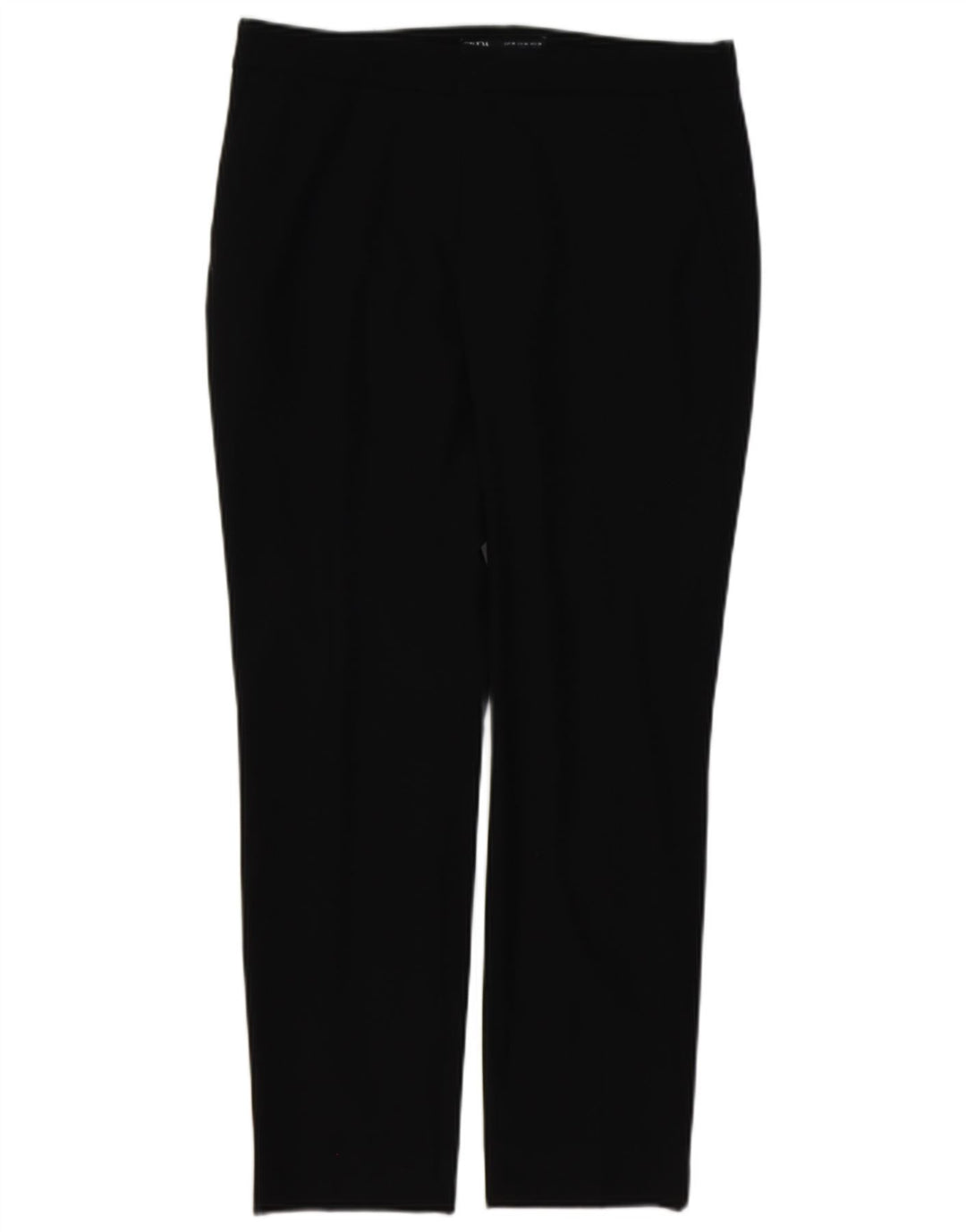 ZARA Womens Straight Chino Trousers EU 38 Small W28 L27 Black Polyester
