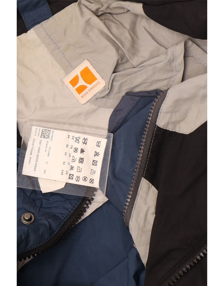 Hugo Boss Herren Utility-Jacke EU 54 2XL Blaues Polyamid