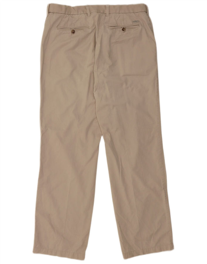 Marks & Spencer Herren gerade Chinohose W36 L33 Beige Baumwolle