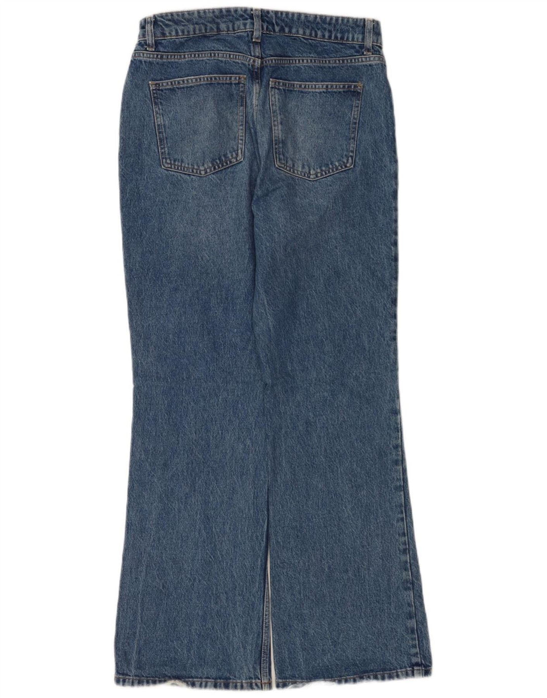 Topshop Damen Bootcut Jeans W32 L32 Blaue Baumwolle