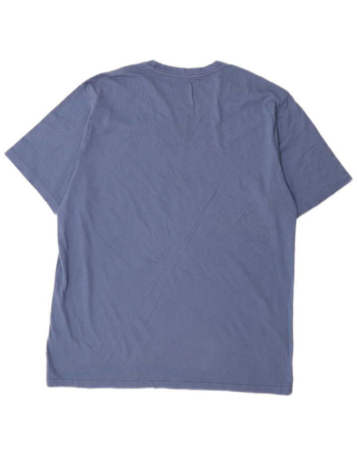 Levi's Herren Relaxed Fit Graphic T-Shirt Top aus mittelblauer Baumwolle
