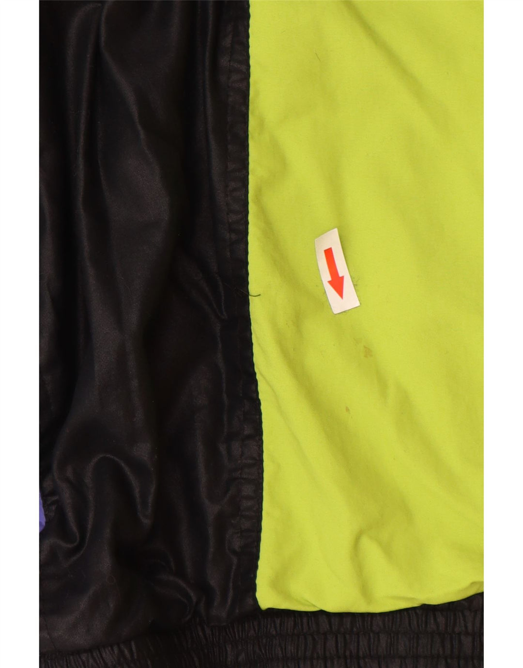Maser M Womens Graphic Windjacke UK 16 Large Schwarz Colourblock
