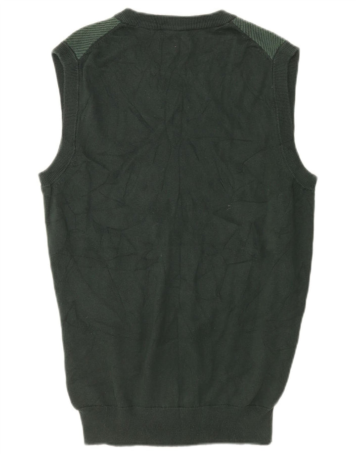 Chaps Herren-Weste-Tanktop, klein, grüne Baumwolle