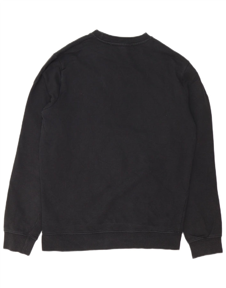 RICHMOND Herren-Sweatshirt mit Grafik, mittlere schwarze Baumwolle