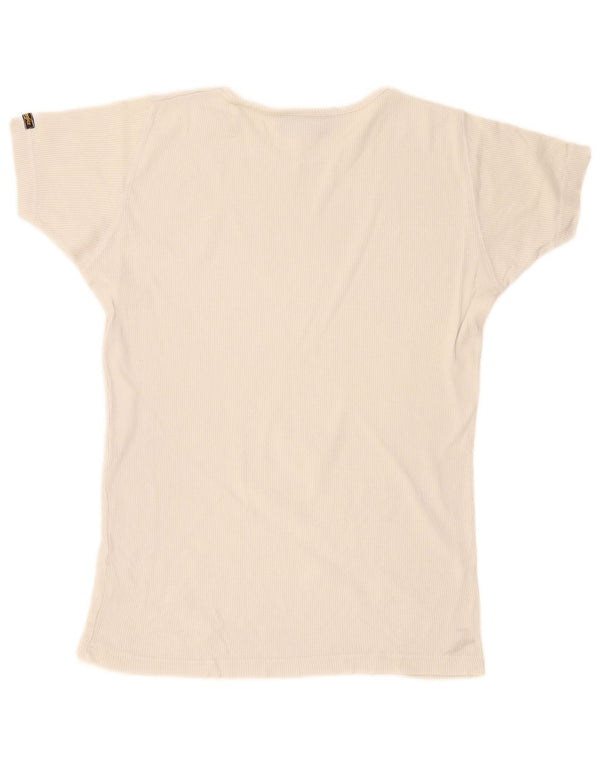 Wrangler Herren T-Shirt Top Medium Off White
