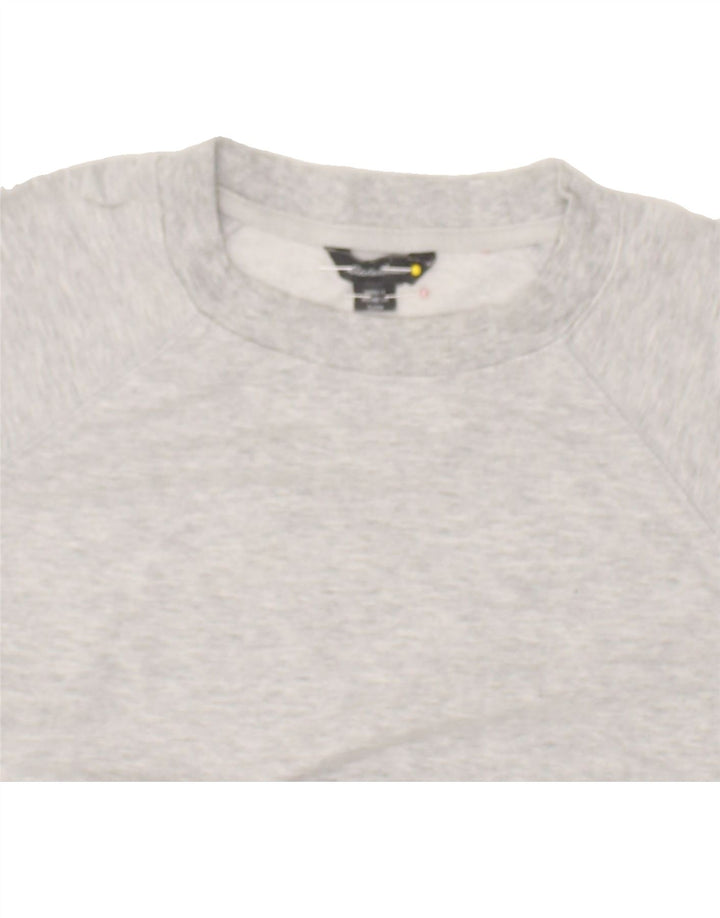 EDDIE BAUER Womens Sweatshirt Jumper UK 10 Small Grey Cotton | Vintage Eddie Bauer | Thrift | Second-Hand Eddie Bauer | Used Clothing | Messina Hembry 
