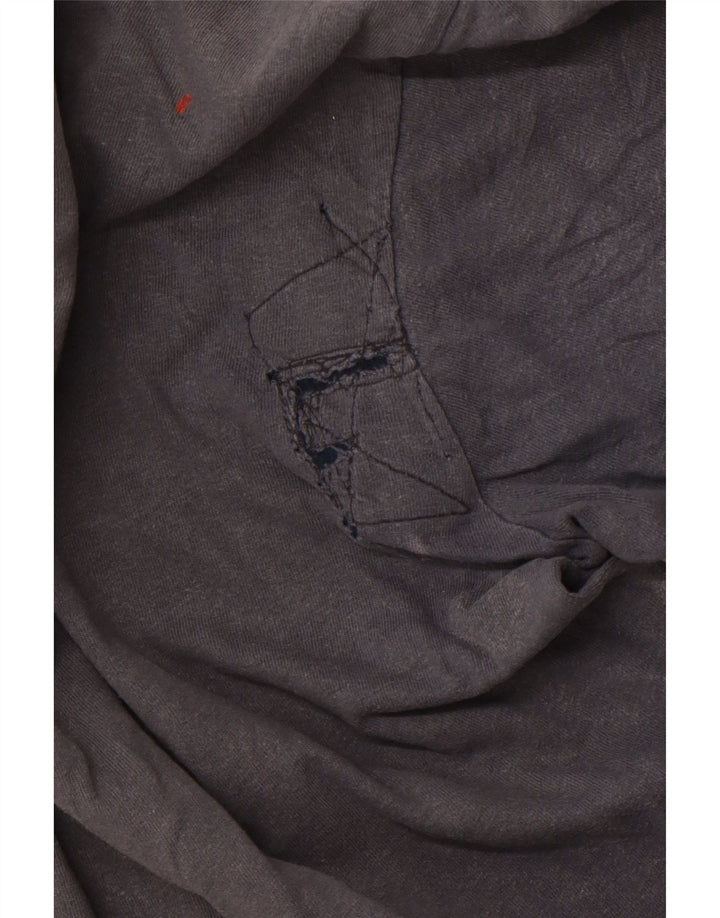 HARD ROCK Herren Malta Grafik-T-Shirt aus mittelgrauer Baumwolle