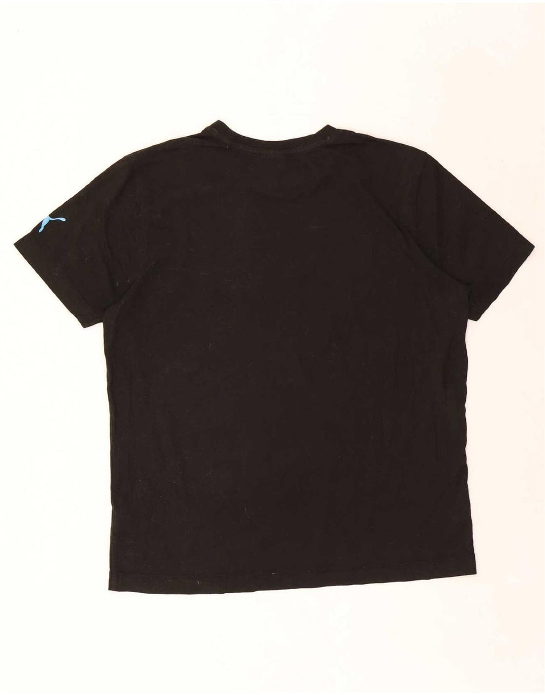 Puma Herren T-Shirt mit Grafik, groß, aus schwarzer Baumwolle