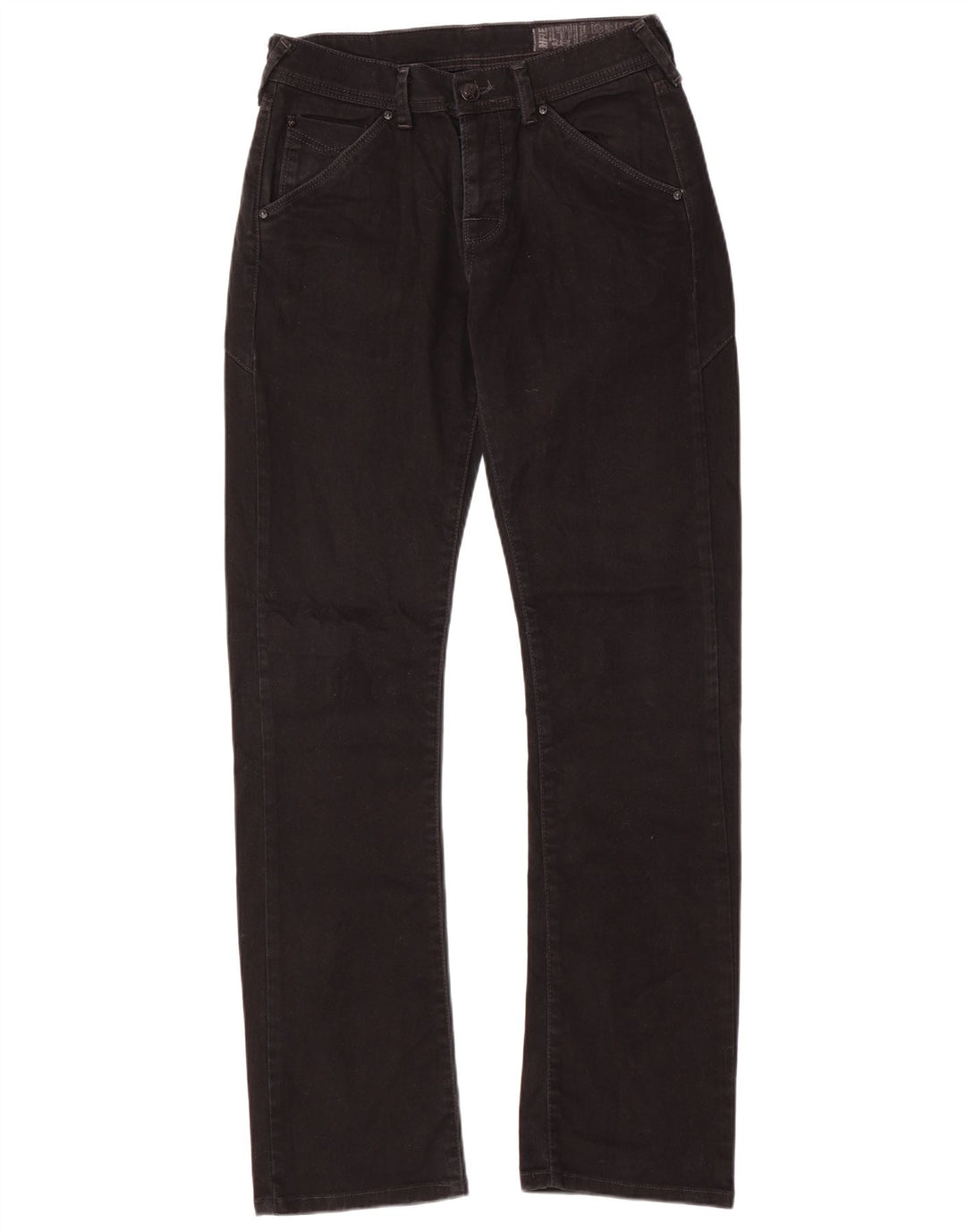 Rifle Herren Slim Jeans W29 L33 Schwarze Baumwolle