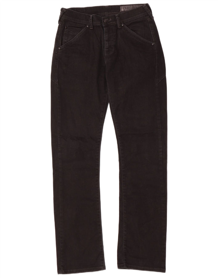 Rifle Herren Slim Jeans W29 L33 Schwarze Baumwolle