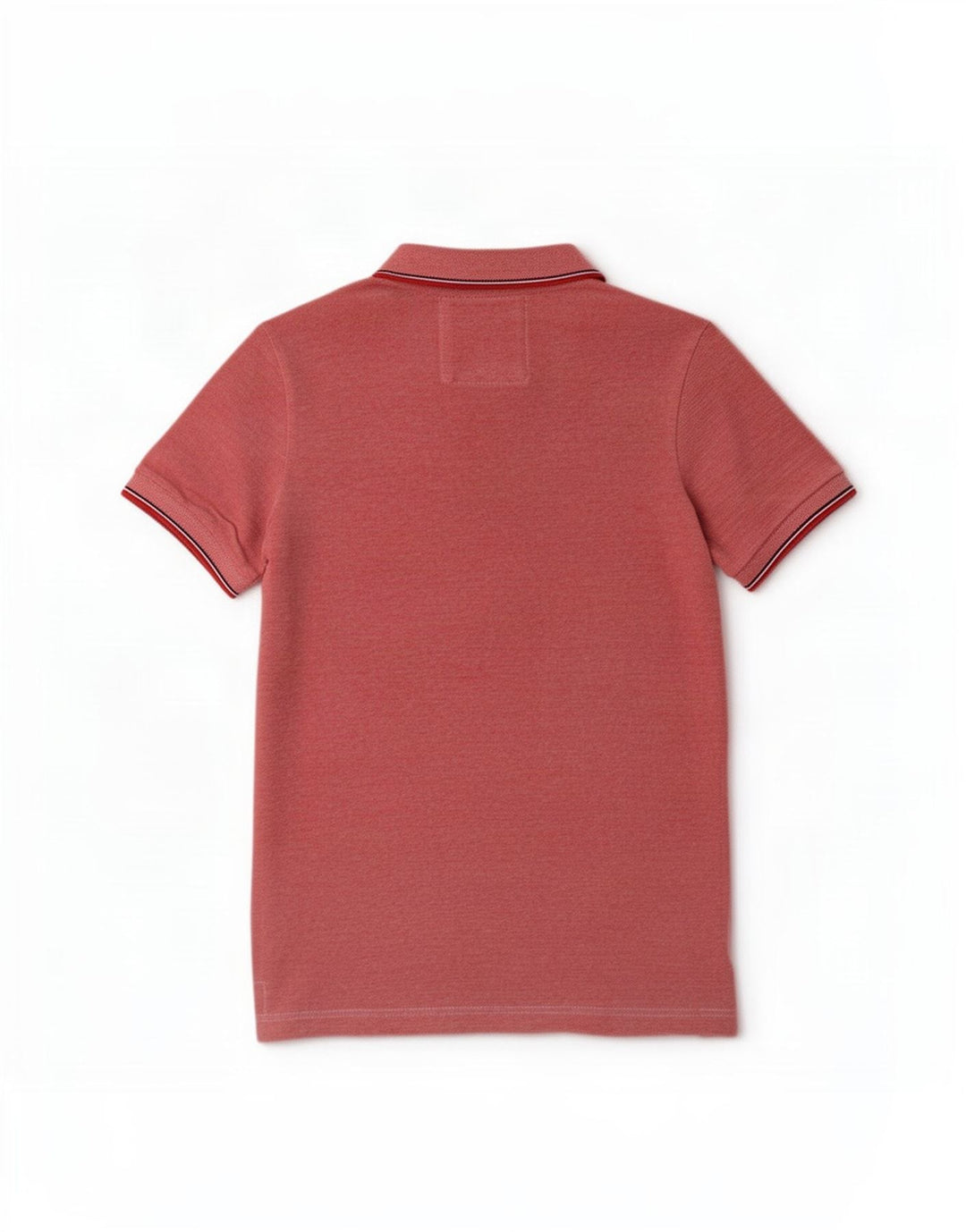 Superdry Herren-Poloshirt aus mittelrosa Baumwolle
