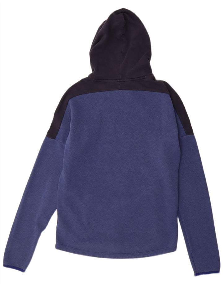 ADIDAS Herren-Kapuzenpullover mit Grafik, klein, marineblau, Farbblock-Baumwolle