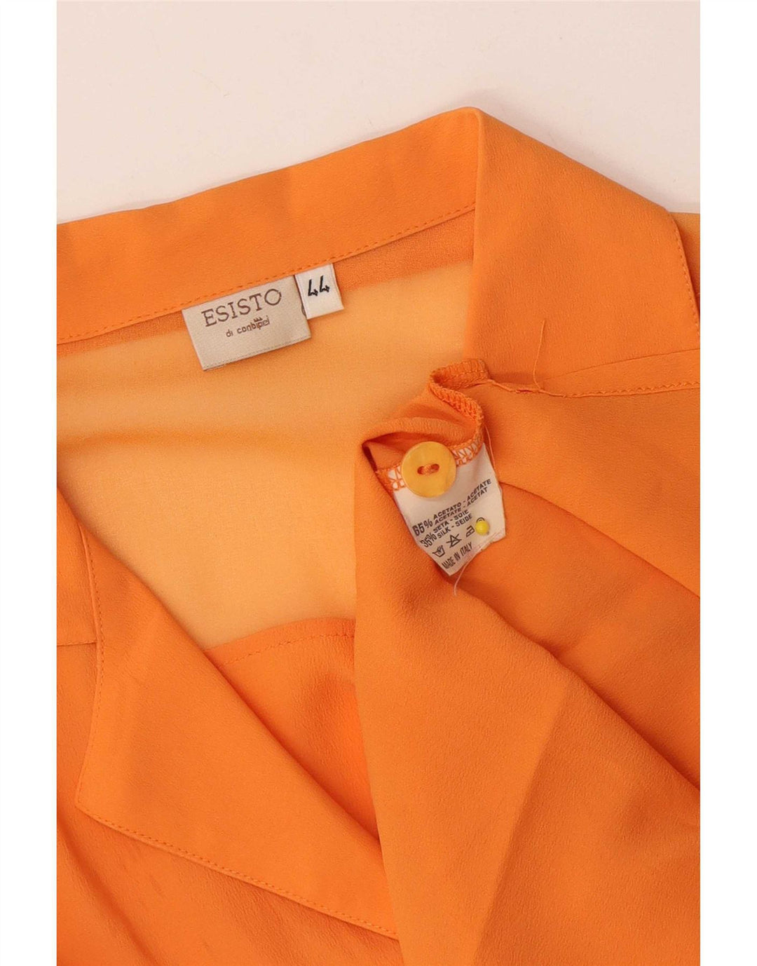 Conbipel Damen Esisto Kurzarm-Hemdbluse IT 44 Mittelorange