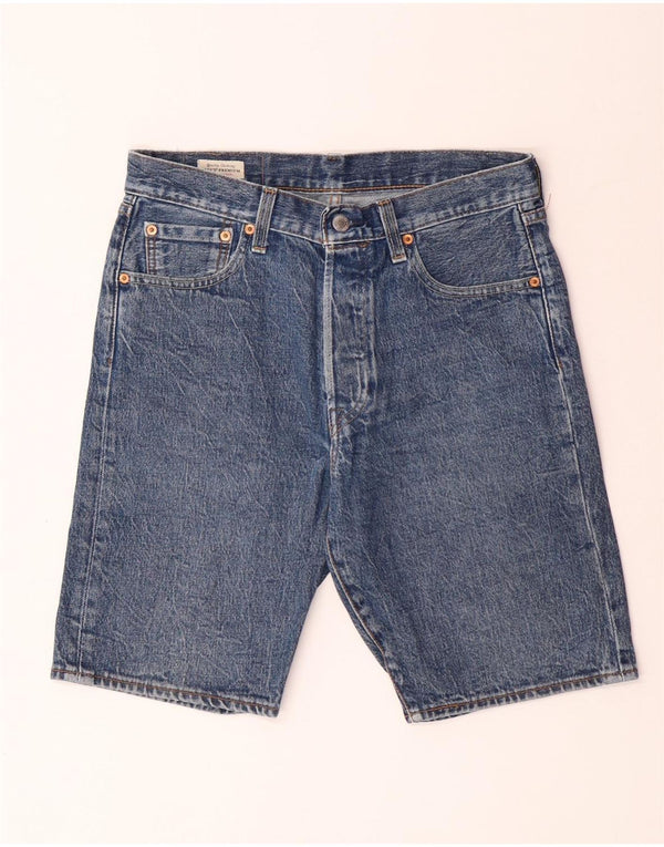 Levi's Herren 501 Denim Shorts W30 mittelblaue Baumwolle