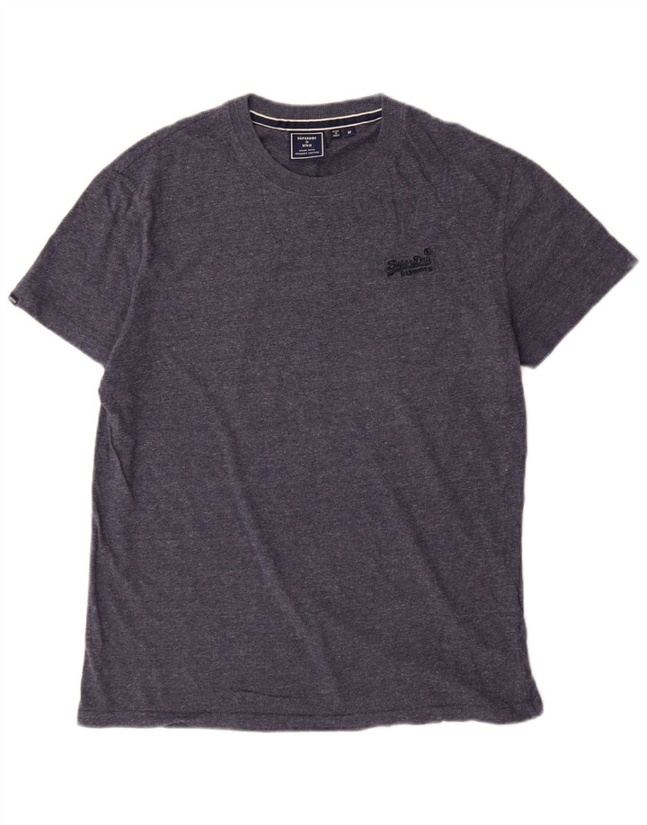 Superdry Herren T-Shirt-Oberteil aus Baumwolle in mittlerem Marineblau