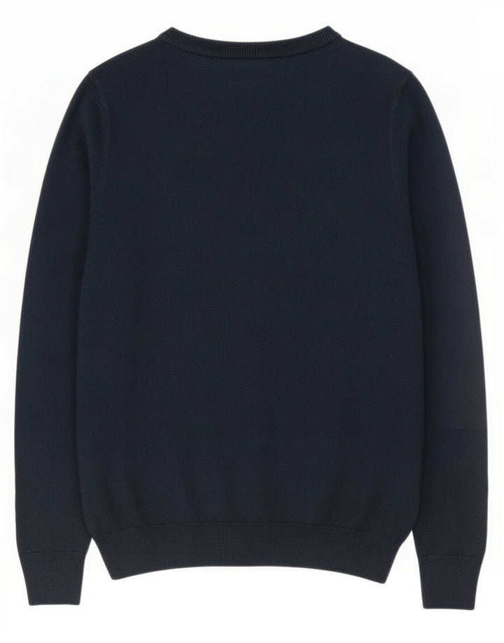 Marks & Spencer Herren-Pullover mit U-Boot-Ausschnitt, Größe S, Marineblau, Acryl