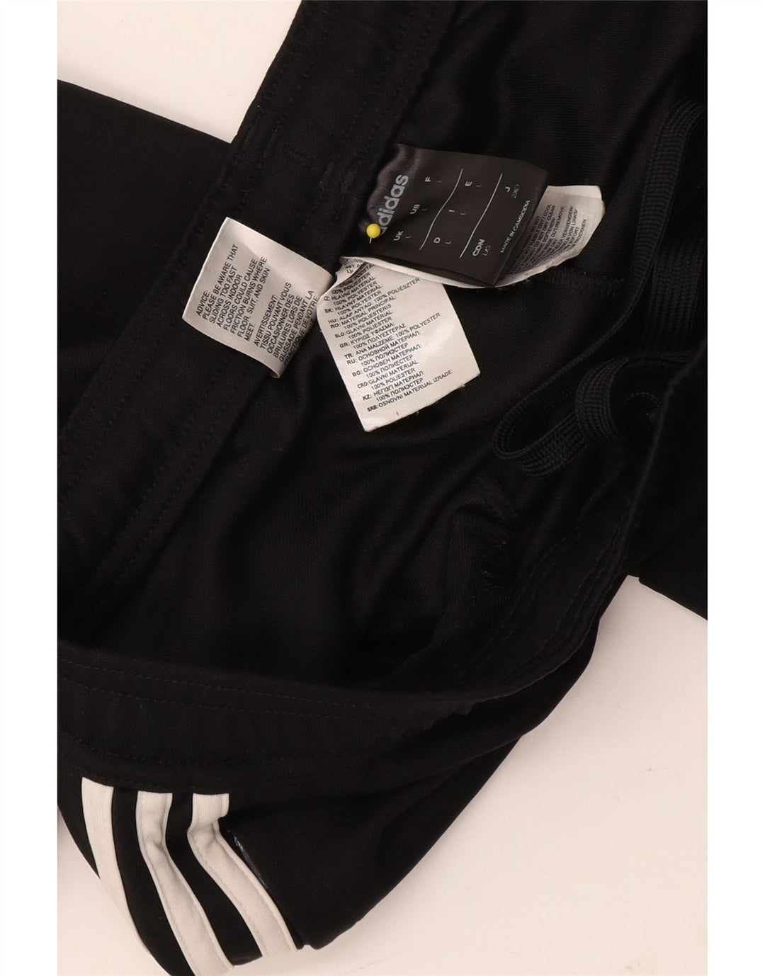 Adidas Damen Climalite Trainingshose UK 14 Large Schwarz Polyester
