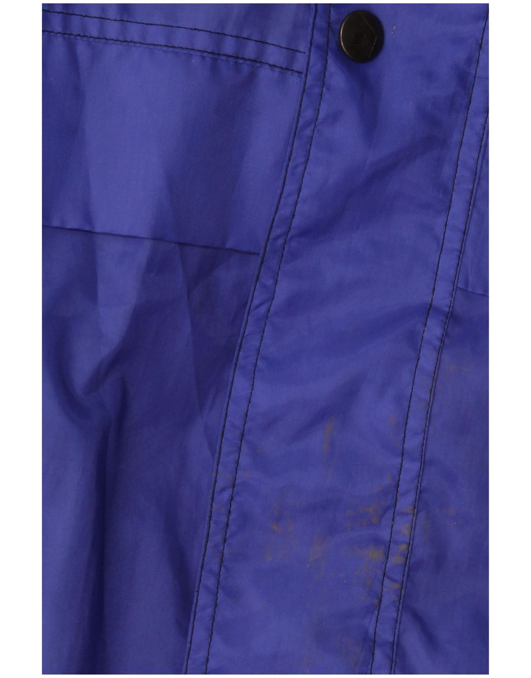 K-Way Herren-Regenjacke mit lockerer Passform, UK 38, mittelblaues Colourblock-Polyamid