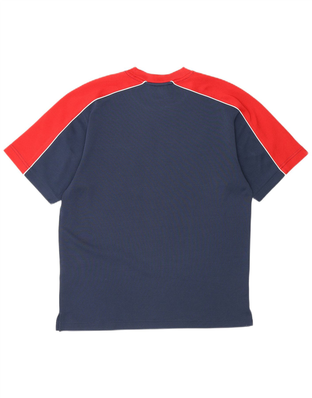 Reebok Herren T-Shirt Top Small Marineblau Colourblock Polyester