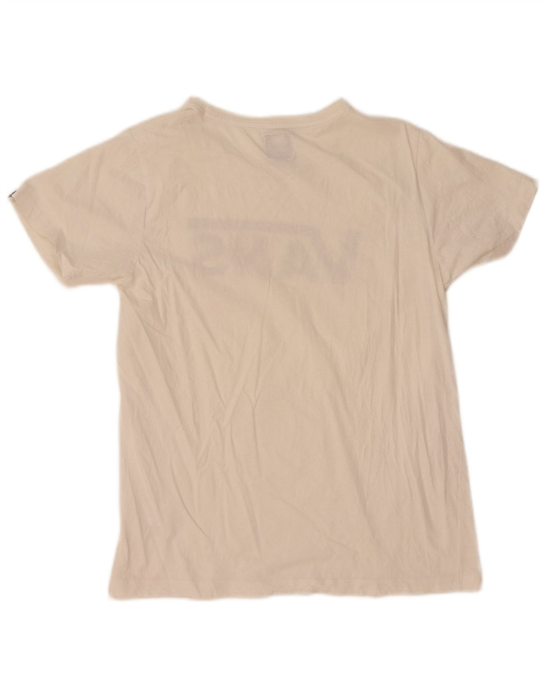 Vans Grafik-T-Shirt für Damen, UK 12, mittelweiße Baumwolle