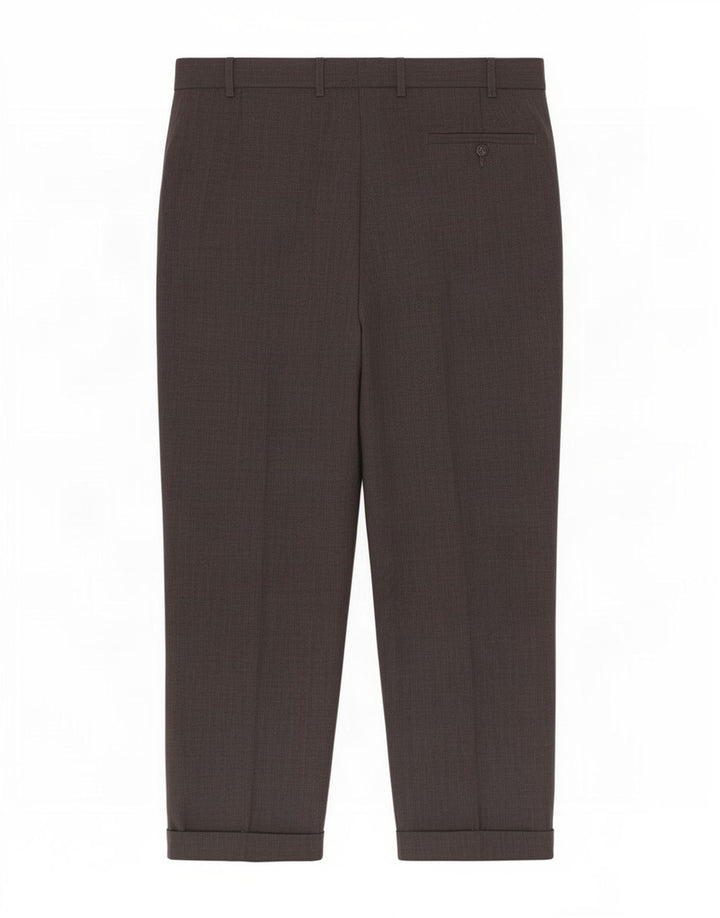 Marks & Spencer Herren-Anzughose mit Pegged-Anzug, W38, L29, graues Polyester