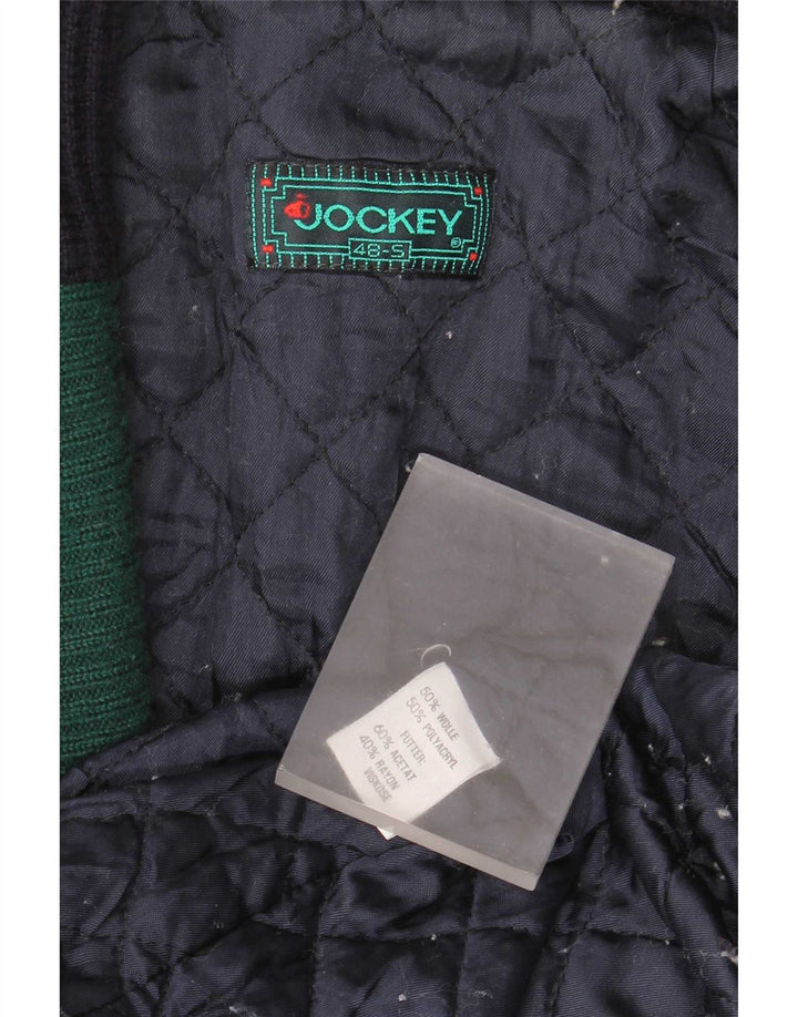 Jockey Herren-Strick-Bomberjacke, EU 48, Größe S, Marineblau, Polyacryl
