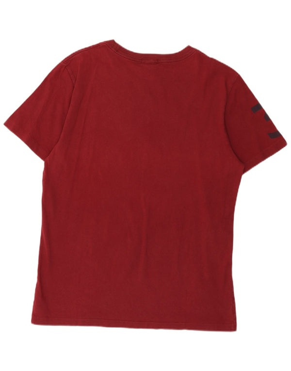 Polo Ralph Lauren Grafik-T-Shirt für Jungen, 15–16 Jahre, XL, Kastanienbraun gestreift