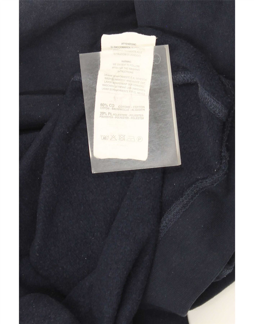 Carrera Herren Grafik-Sweatshirt-Pullover 2XL Marineblau aus Baumwolle