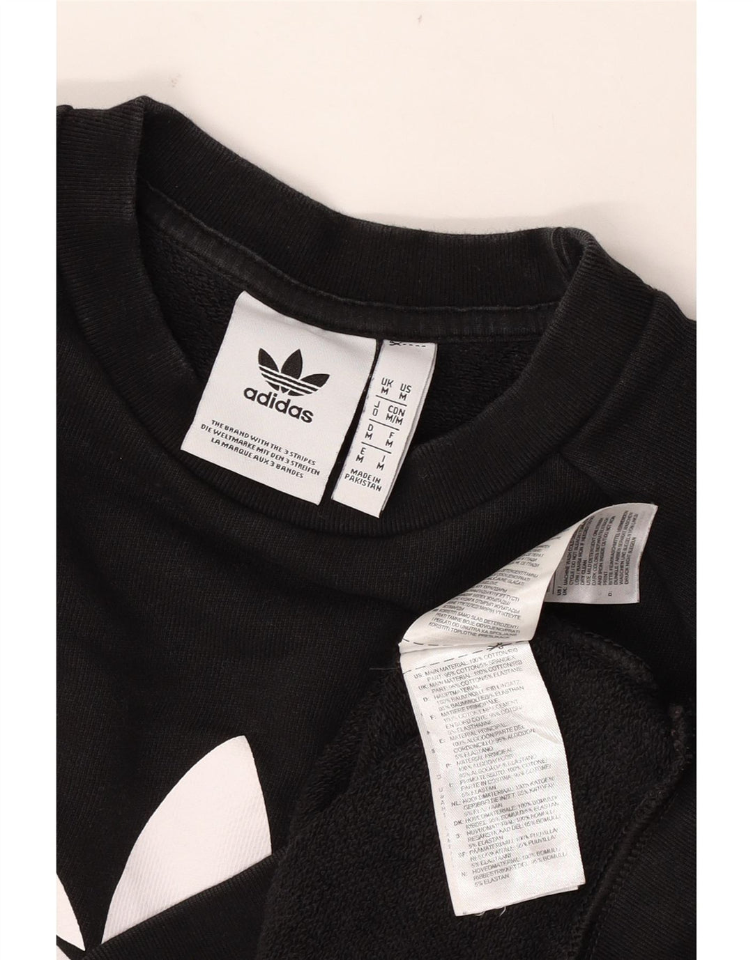 Adidas Herren Grafik-Sweatshirt-Pullover, mittelschwarz, Baumwolle