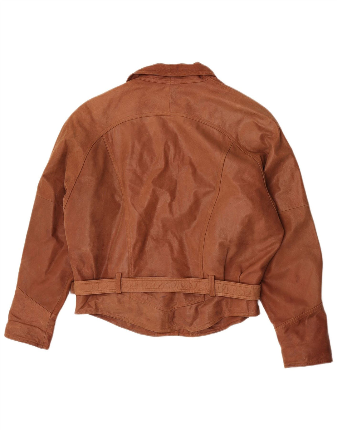 Vintage Damen Lederjacke UK 18 XL Braun