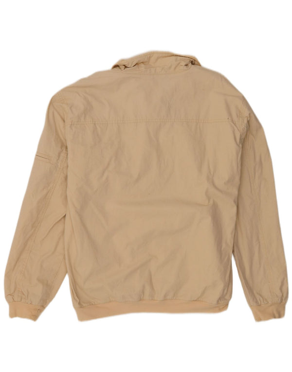 Champion Herren Bomberjacke UK 40 Large Beige Baumwolle