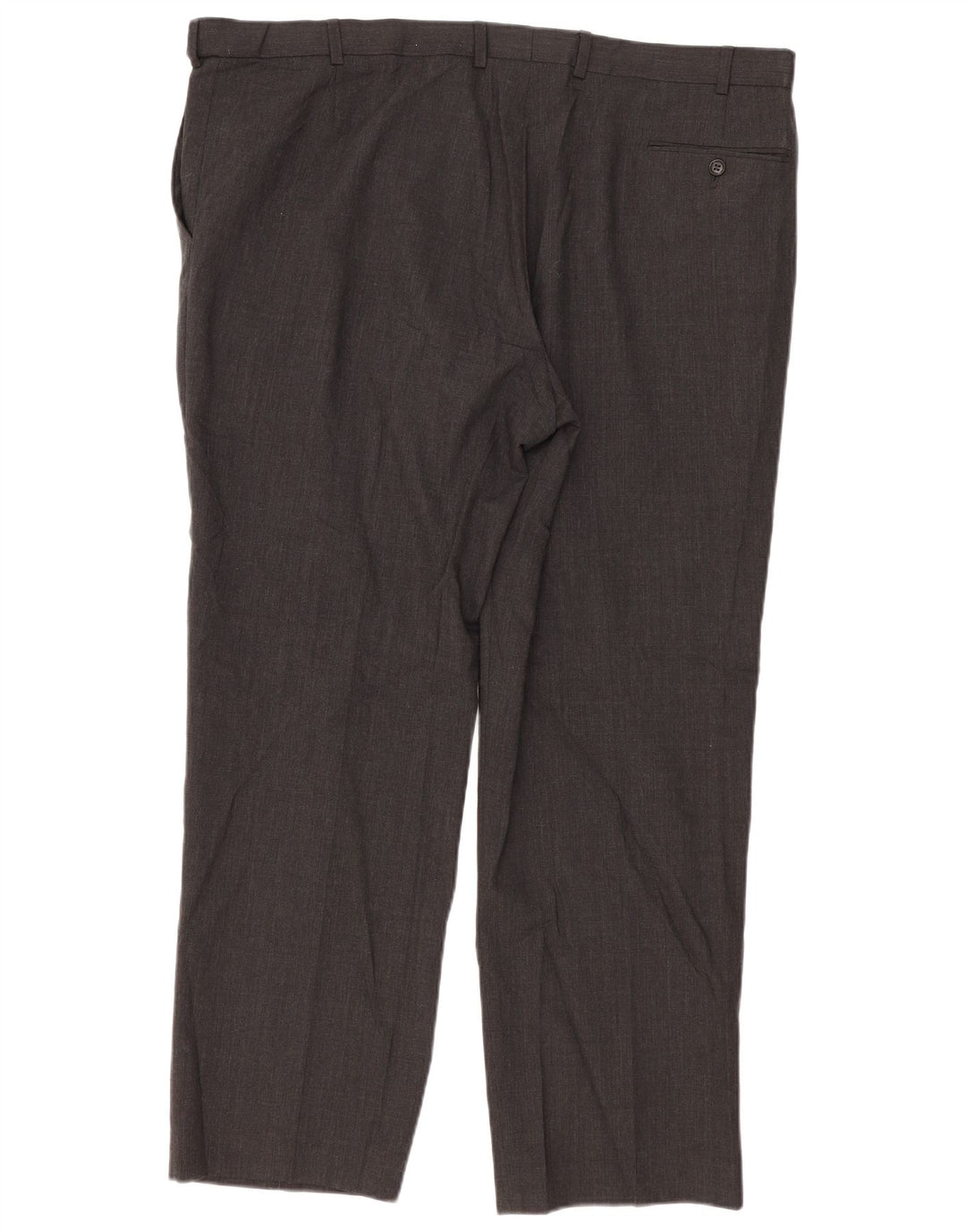 Marks & Spencer Herren-Anzughose in normaler Passform, W44, L31, graue Wolle