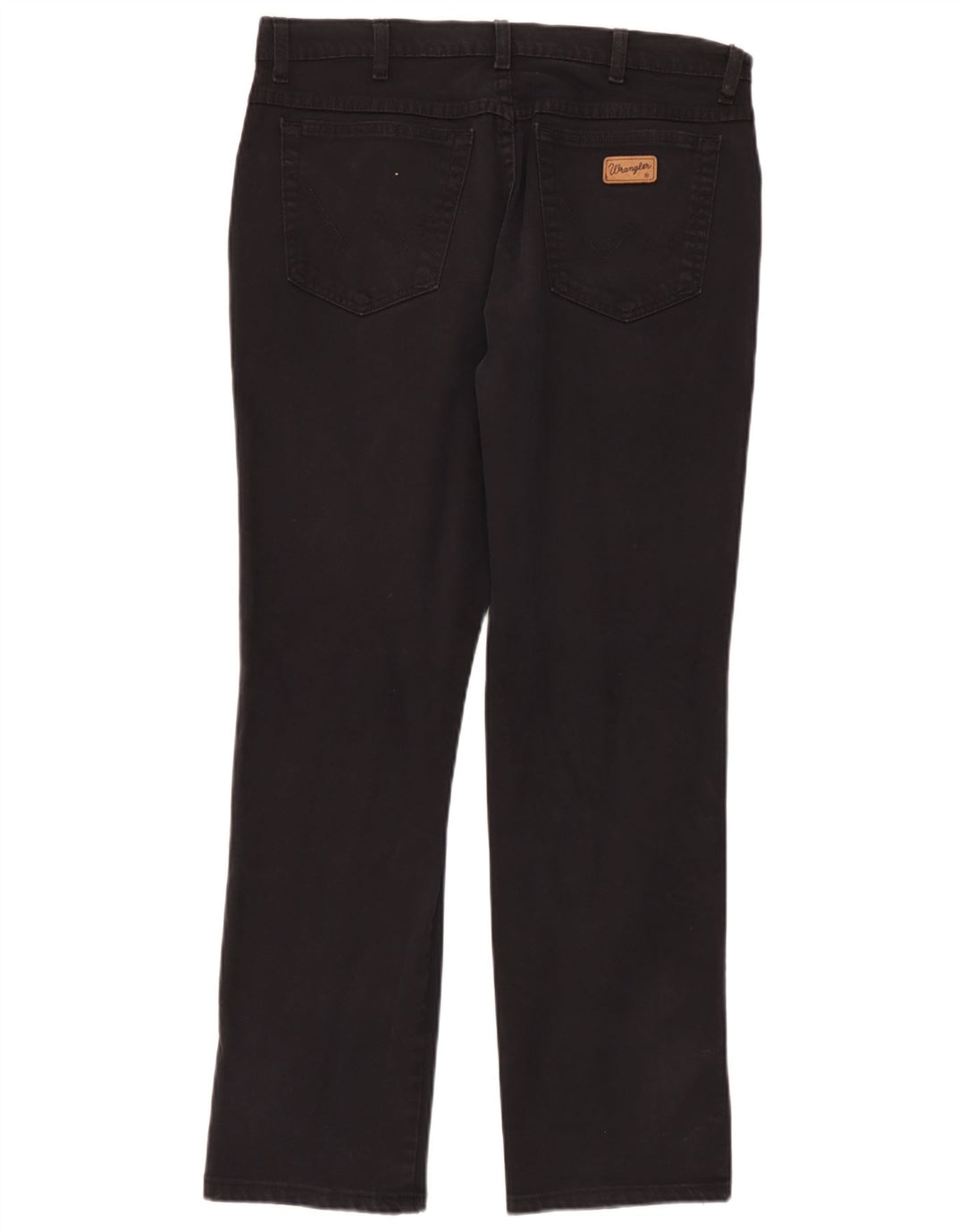 Wrangler Herren Texas Straight Jeans W36 L32 Schwarze Baumwolle