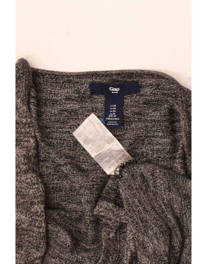 Offener Damen-Cardigan von Gap, Gr. 14, mittelgrau gefleckte Baumwolle