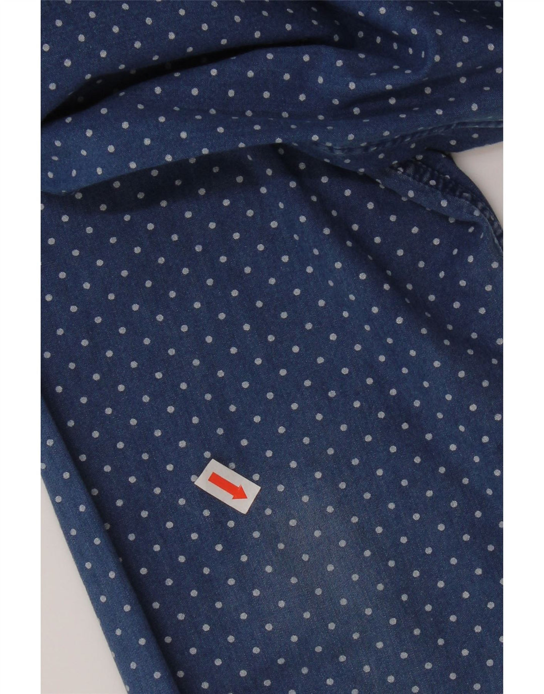 Levi's Herren-Hemd, groß, blau gepunktet, Baumwolle