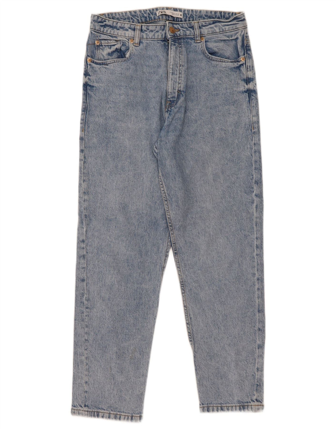 Zara Damen Slim Jeans EU 40 Medium W30 L27 Blaue Baumwolle