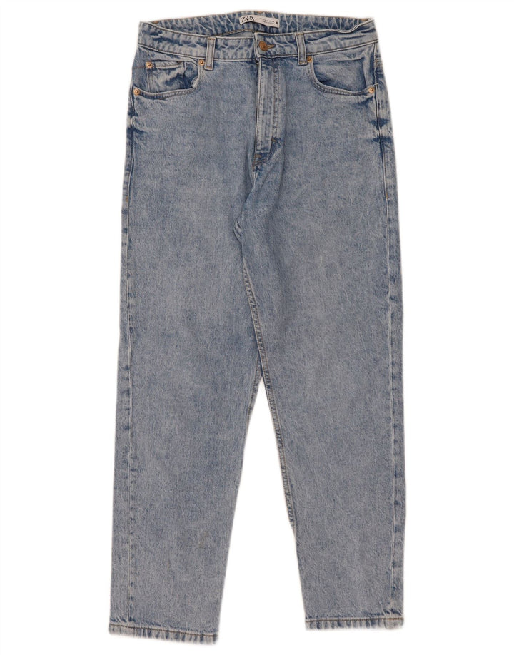 Zara Damen Slim Jeans EU 40 Medium W30 L27 Blaue Baumwolle