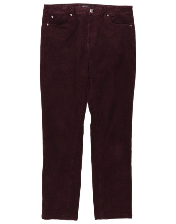 Marks & Spencer Damen Cordhose UK 14 Large W32 L27 Burgund