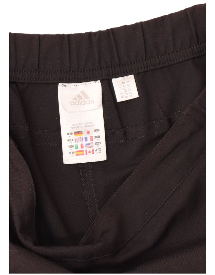 Adidas Damen Sportshorts UK 14 Medium Schwarz Polyester Sport