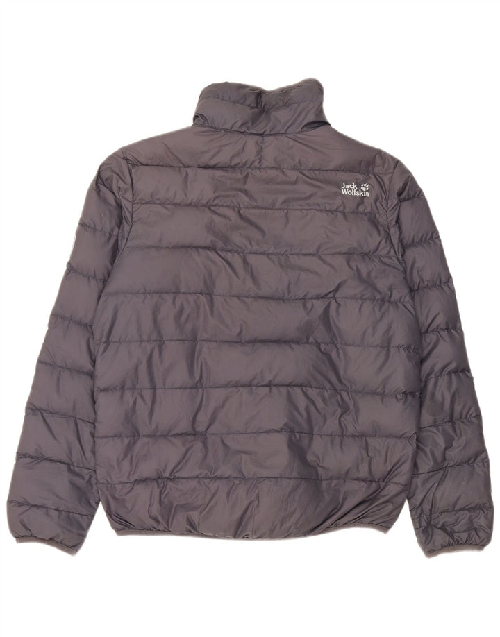 Jack Wolfskin Herren Wattierte Jacke UK 38 Mittelgraues Polyester