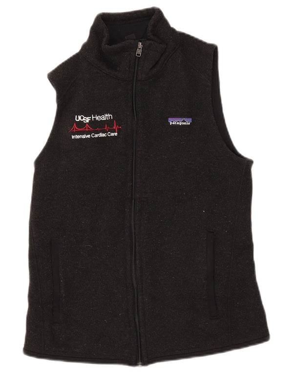 Patagonia Damen Graphic ärmellose Trainingsoberjacke UK 6 XS Grau