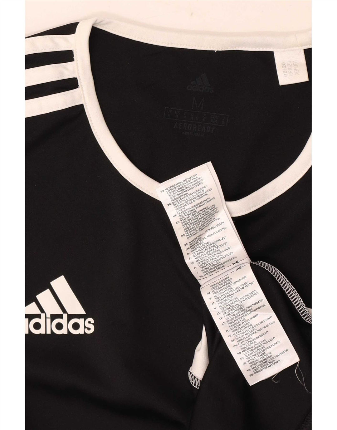 Adidas Herren Aeroready T-Shirt Top Medium Schwarz Polyester