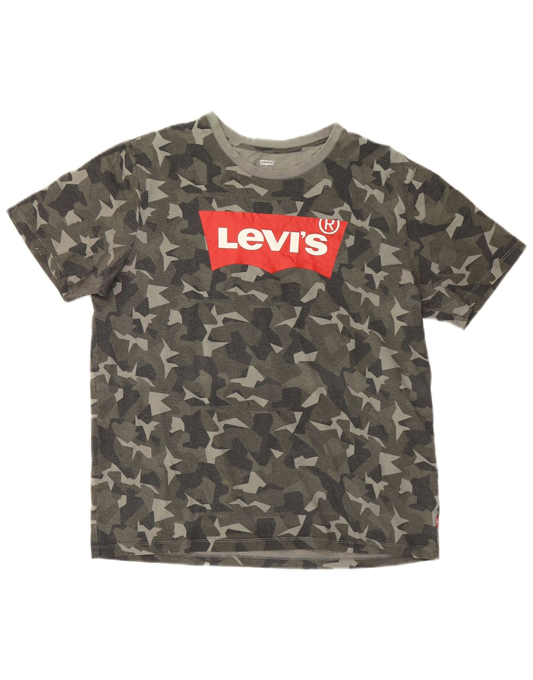 Levi's Herren-T-Shirt mit Grafik, groß, mehrfarbig, Camouflage-Baumwolle